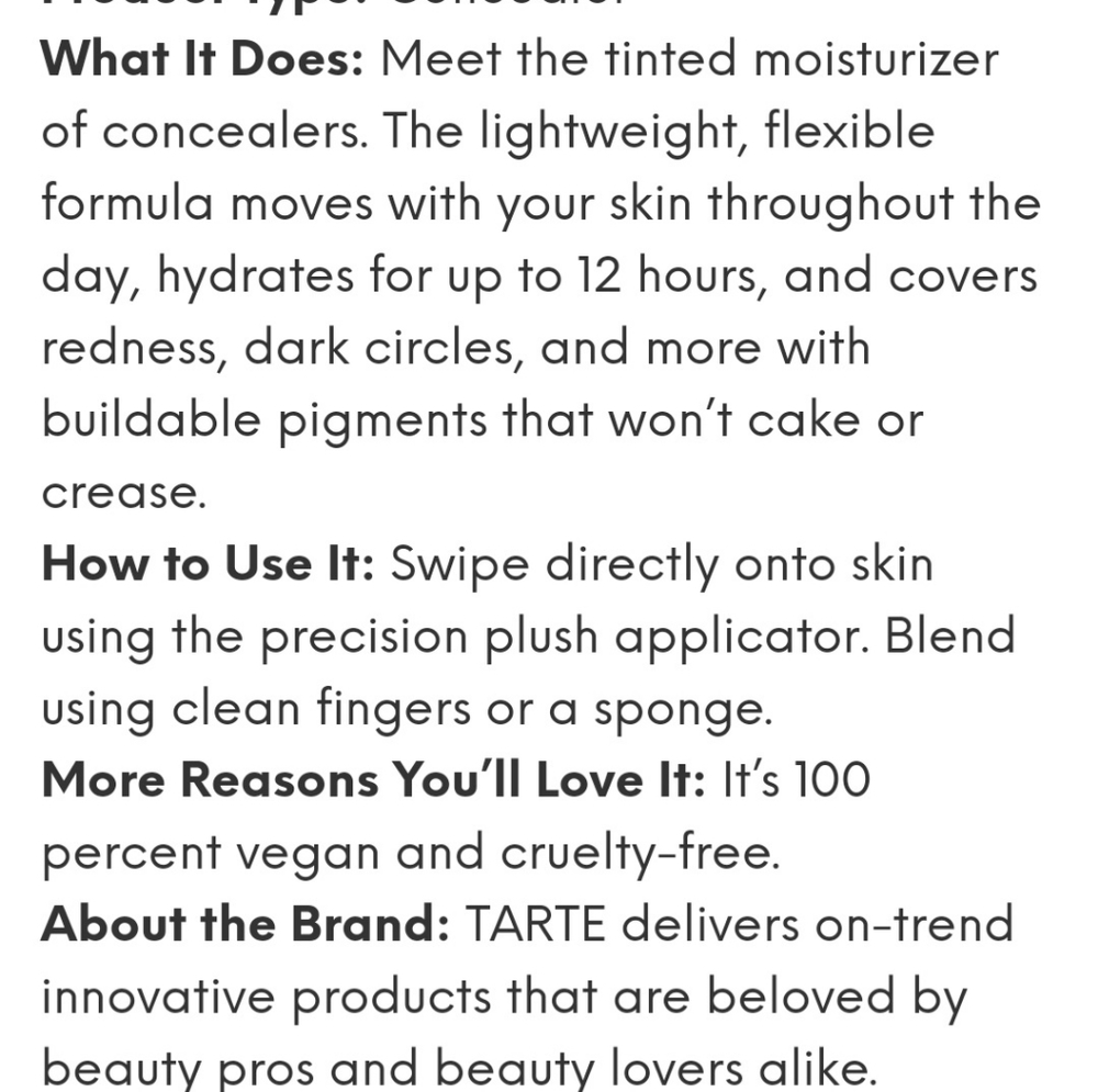 TARTE SEA HYDROCEALER Concealer - Picture 2 of 2